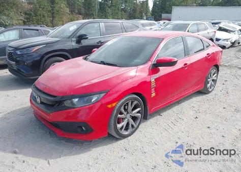 2020 Honda Civic Sport z USA, uszkodzony, nr VIN 2HGFC2F83LH524903